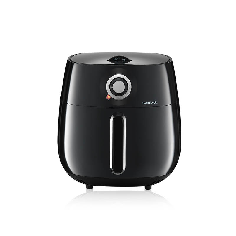 Nồi Chiên Không Dầu LocknLock Easy Control Air Fryer 220-240V, 50/60Hz, 1400W, 3,2L - EJF173BLK, , large image number null